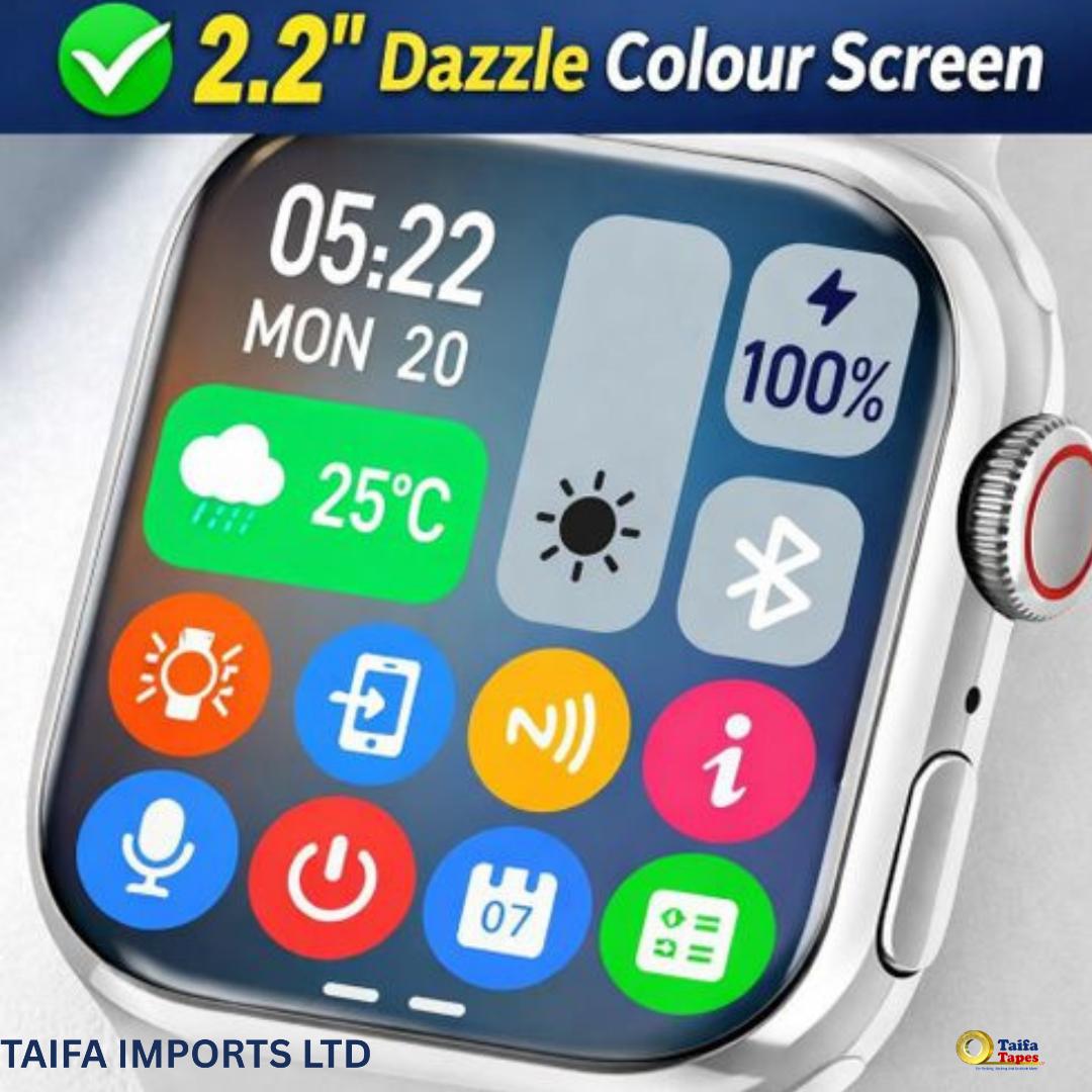 SmartFit™ Fitness Smartwatch - BP Heart Rate, Sleep, Steps, Bluetooth Calls, Social Alerts - Sports Watches for Men / Ladies / Women