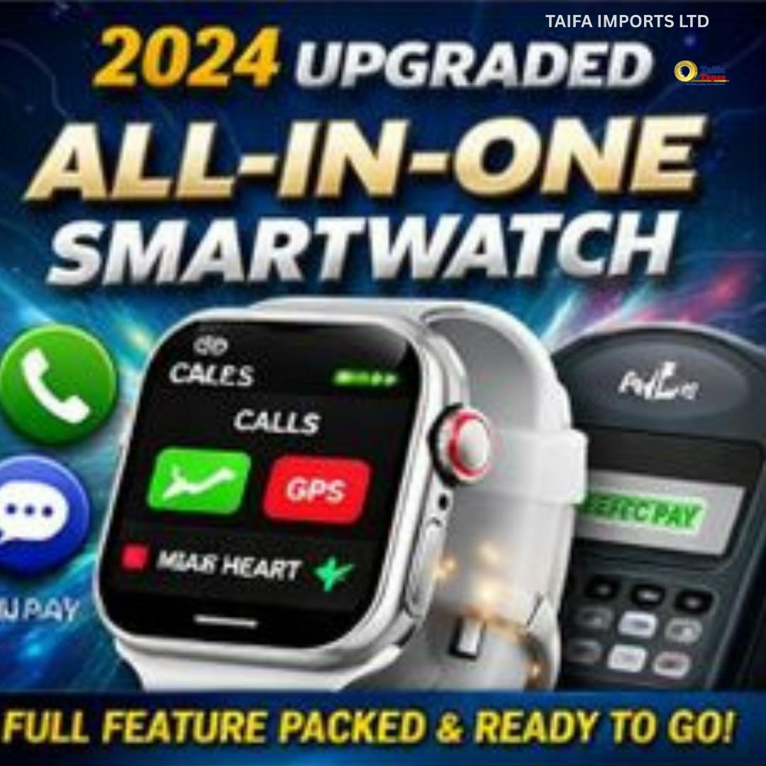 SmartFit™ Fitness Smartwatch - BP Heart Rate, Sleep, Steps, Bluetooth Calls, Social Alerts - Sports Watches for Men / Ladies / Women