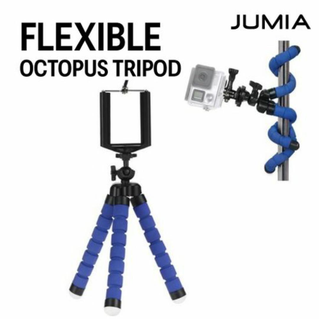 Universal Octopus Tripod for Smartphones & Action Cameras – Adjustable, Lightweight, Travel-Friendly Selfie Stick