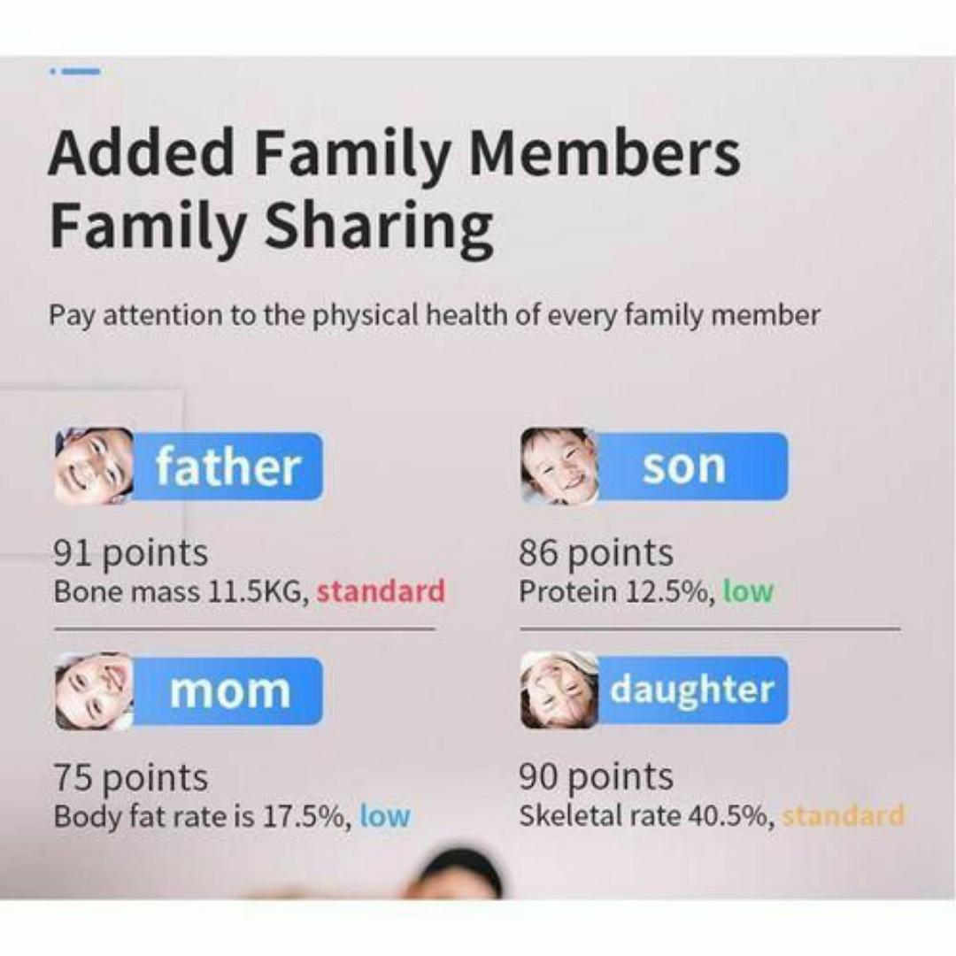 BATHROOM SCALE WEIGHING SCALE DIGITAL MACHINE INTELLIGENT BMI BODY FAT SCALE WITH BLUETOOTH APP (OKOK) - Muscle, Hydration - 12 Health Tracking Metrics - Full Body Analysis