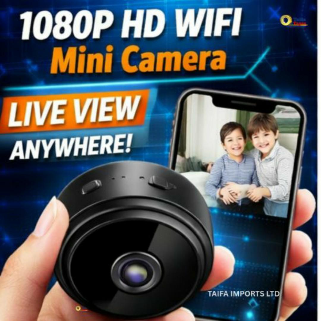 MINI SECRET WIRELESS WIFI SPY HIDDEN CCTV CAMERA WITH MOTION DETECTION  - 1080P SPY SECURITY SURVEILLANCE CAMERAS - 200mAh Built-in Battery