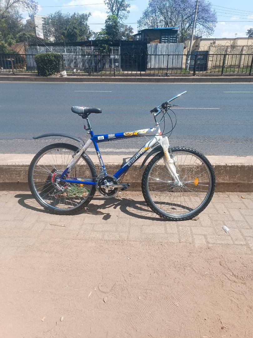 size 26 bike mountain bike adult bicycle with gears and mudguards