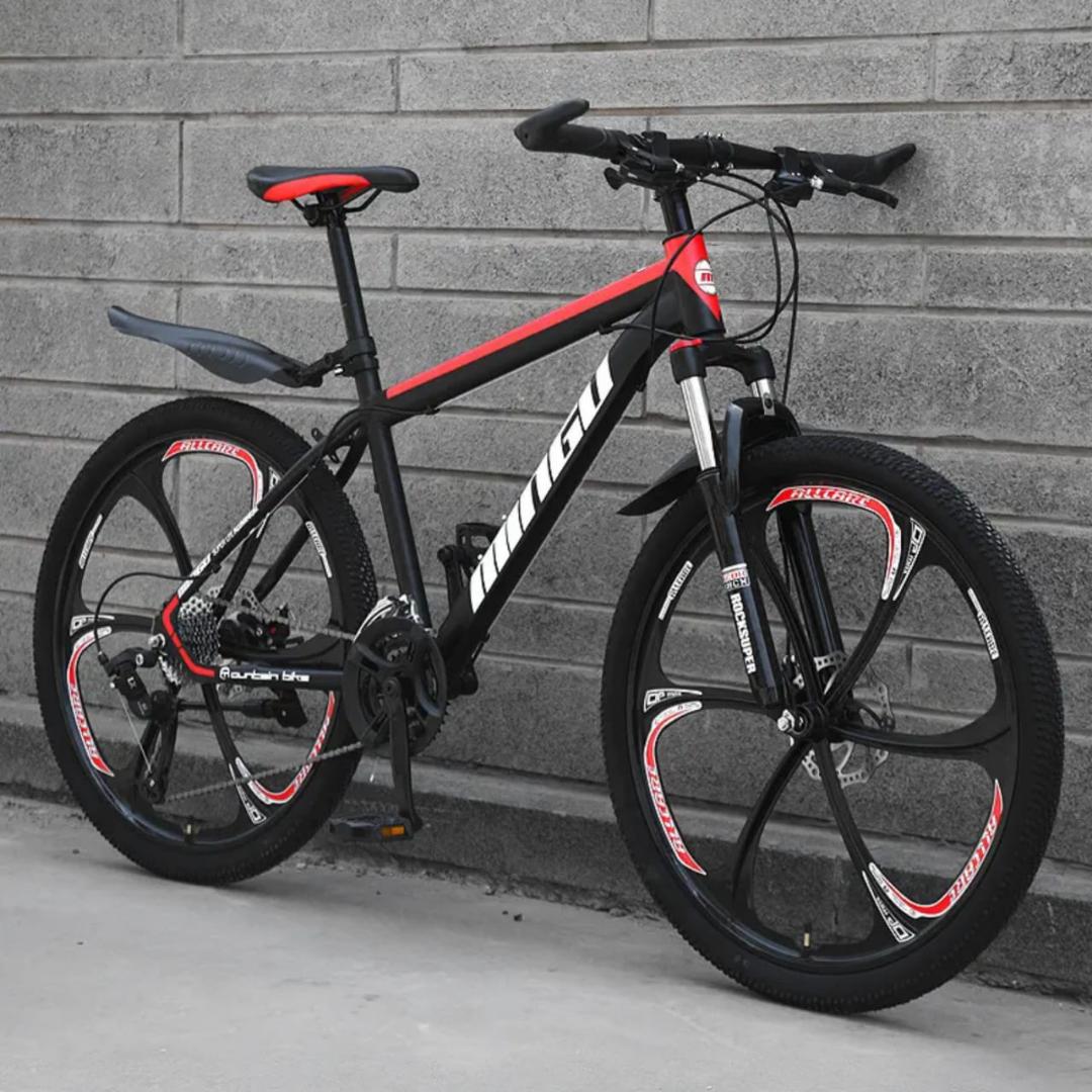 SIZE 26 SPOKELESS CHROME WHEEL 21 GEAR SPEED ADULT MOUNTAIN