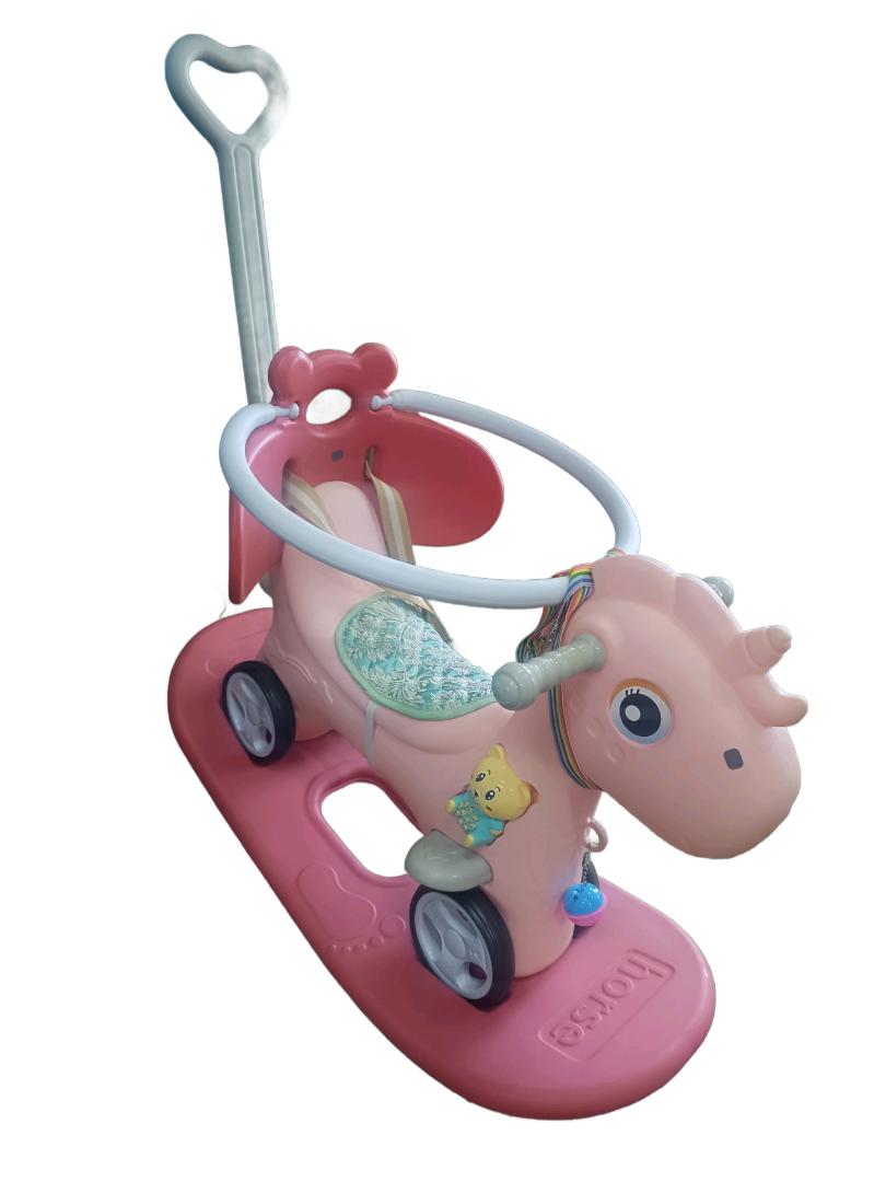 HAPPY NATTY HORSE RIDE FOR KIDS TOY HORSE RIDE FOR CHILDREN AGE 0 TO 4 YEARS