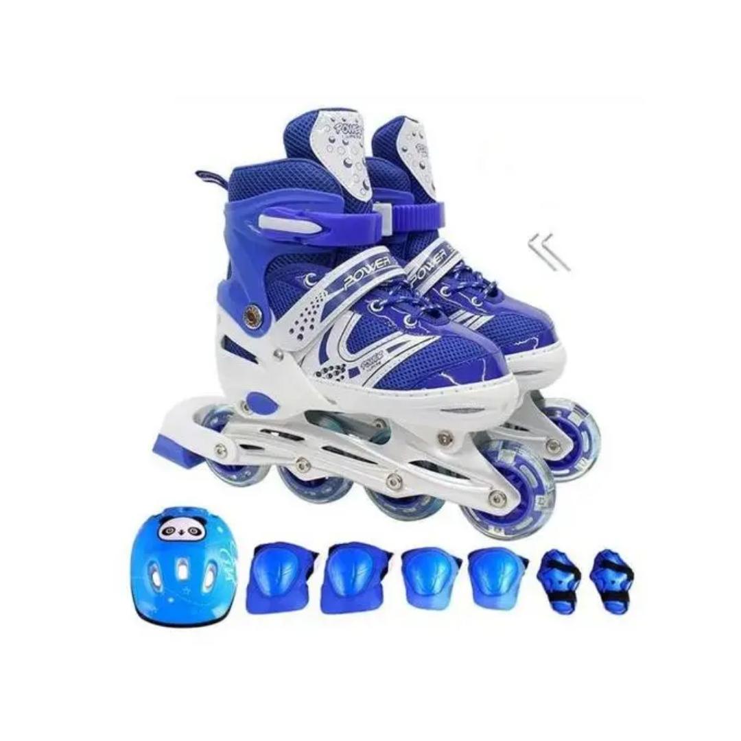 ADJUSTABLE KIDS SKATING SHOES,HELMET AND KIDS PADS from 31 to 34,35 to 38, 39 to 42