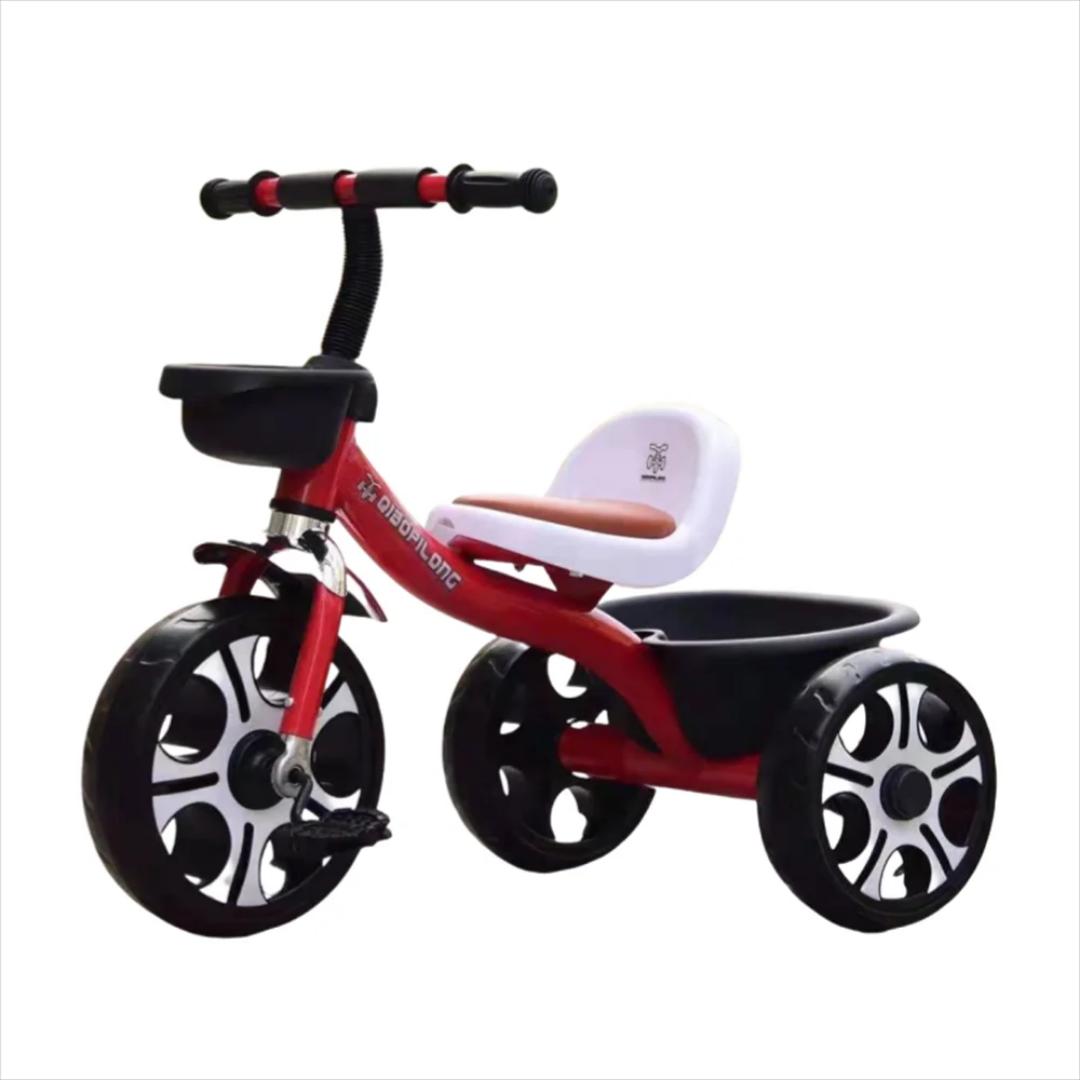 BABIES BICYCLES CHILDREN TRICYCLES THREE WHEELED KIDS TRICYLES CHILDREN RIDE EASY BIKE FOR BABIES WITH FRONT AND BACK BASKET age 1 to 4 yrs