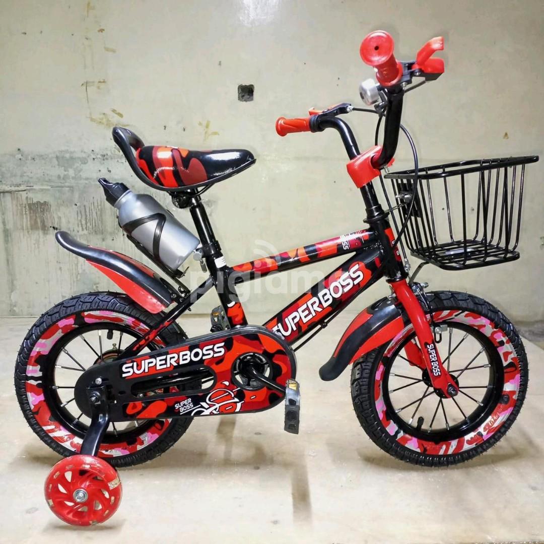 BABIES BICYCLES KIDS ADJUSTABLE BIKE WITH A WATER BOTTLE superboss 12 age 2 to 5 years