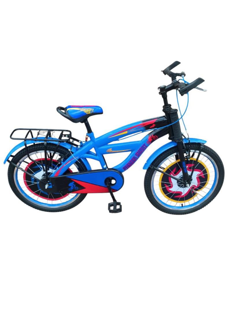 BEN 10 SIZE 20 INCH KIDS ADJUSTABLE BIKE WITH SHOCK ABSORBERS WITH STEADY FIRM HEAVY DUTY TYRES ,WITH A CARRIER age 6 to 12 years