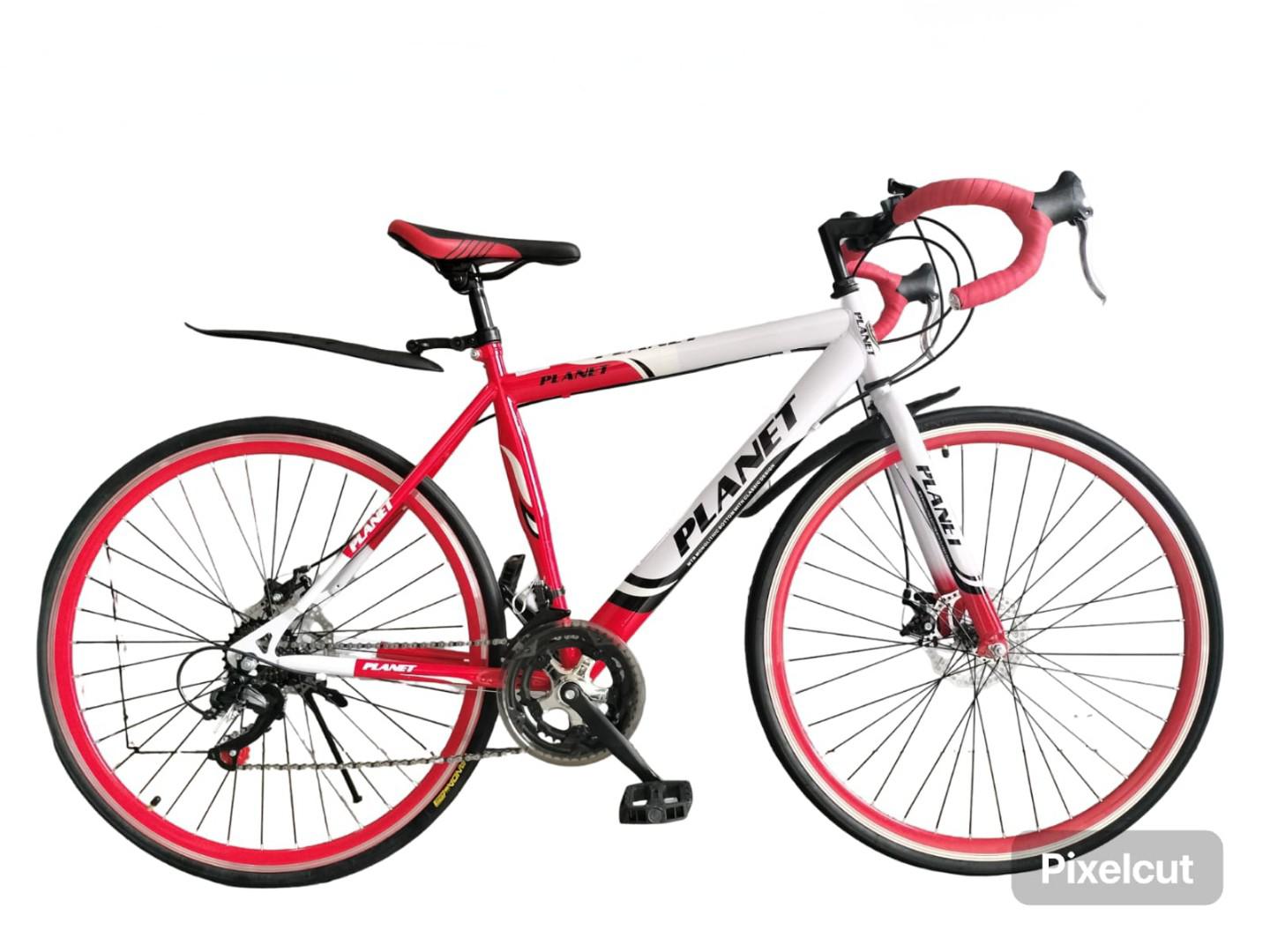 PLANET BIKE SIZE 27 ROAD BIKE SPORT BIKE MOUNTAIN BIKE EXERCISE BIKE with 14 speed and disc gears