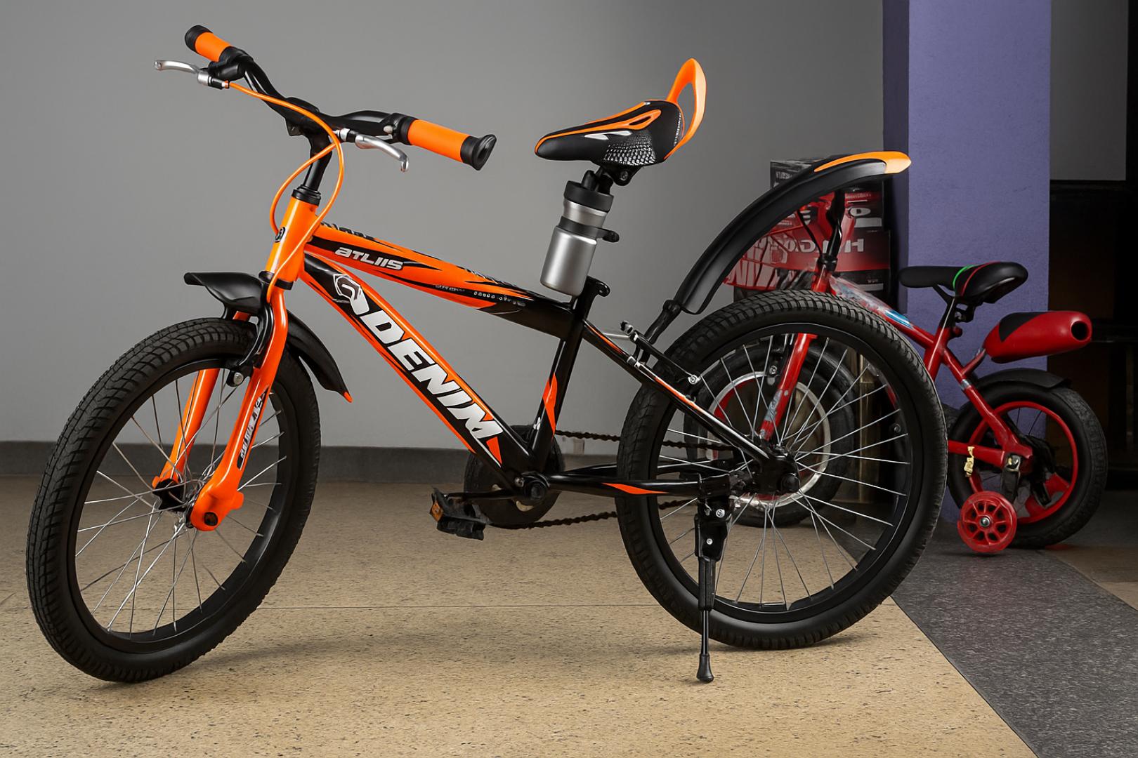Size 20 Kids Bicycle Built For Ages 7–11, Featuring A Heavy-Duty Frame, Adjustable Seat, And Smooth Riding Comfort For Daily Use, Outdoor Fun, And Safe Cycling Adventures Every Day.