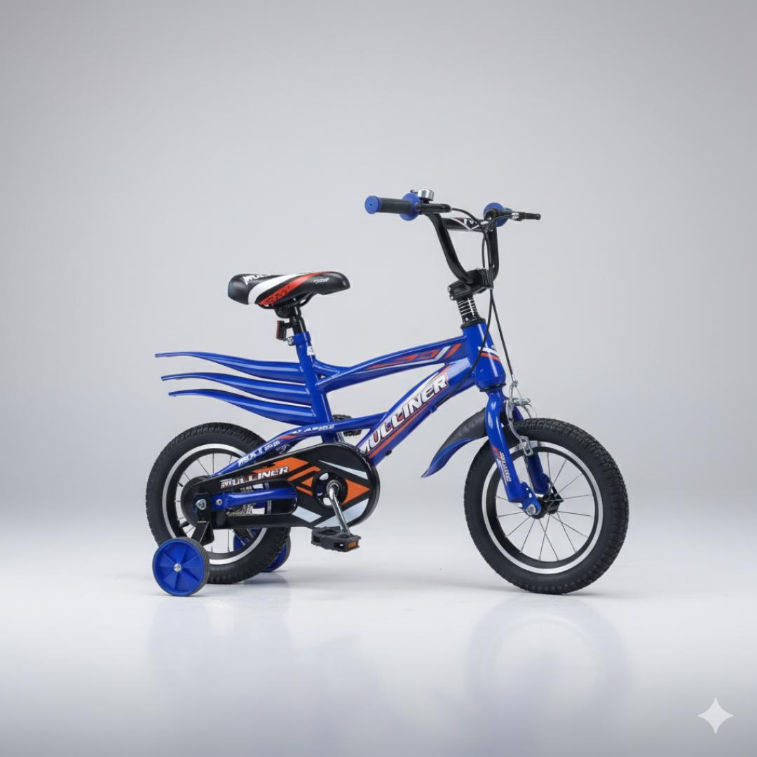 Kids Bicycle Size 12 – Strong Blue Training Wheel Bike for Boys & Girls | Durable Frame, Smooth Ride, Safety Brakes