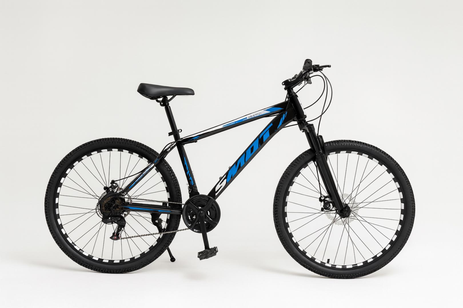 Smoti 26" Mountain Bike – 21 Speed, Front Suspension, Dual Disc Brakes | Lightweight Steel Frame