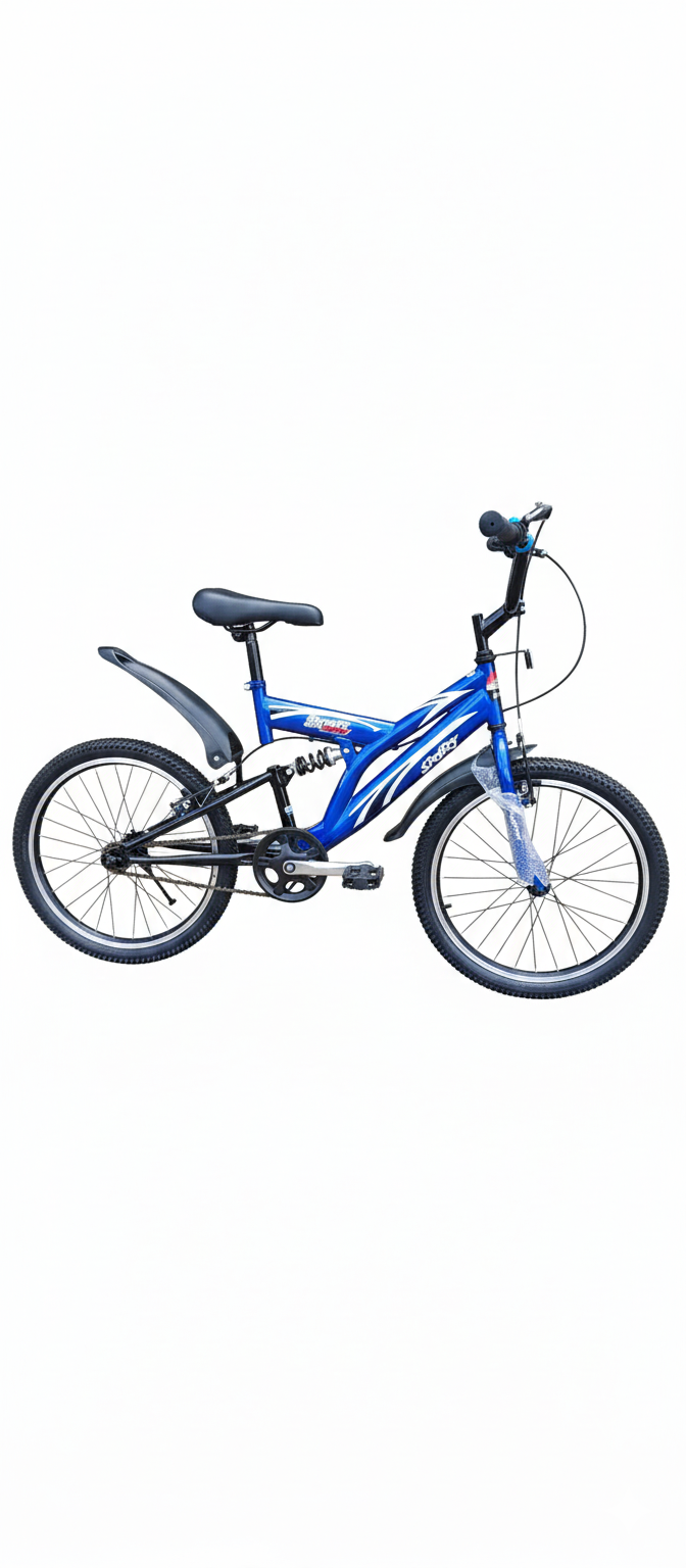 Size 20 Kids Bicycle with Front Suspension and Mudguards | Strong Durable Frame | Suitable for Ages 6 to 12 Years