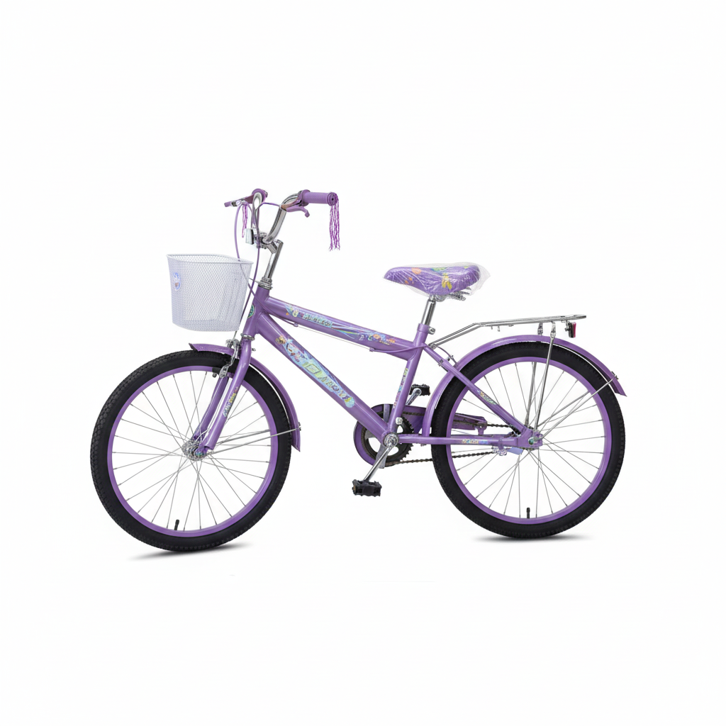 Fuwa Size 20 Kids Bicycle | Strong Durable Frame for Ages 6 to 11 Years | Smooth Ride & Safety Brakes