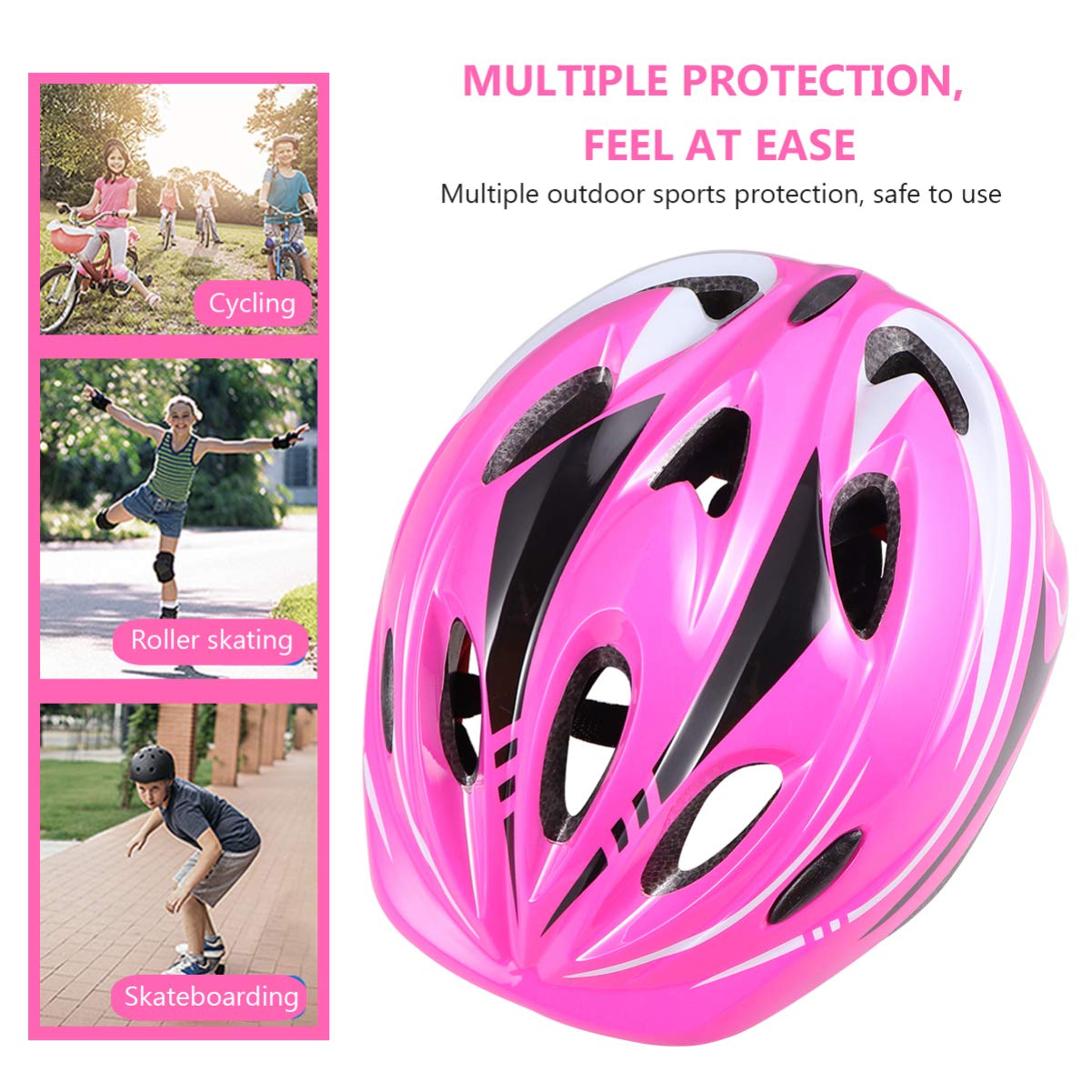 Sports Adjustable Helmet Cycling Bicycle Skates Helmet Roller Skating Helmet Balance Bike Helmet
