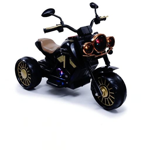 Luxury Electric Kids' Ride-On Cruiser – Musical Motorbike with LED Lights