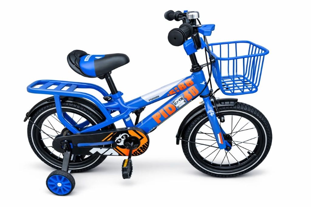 Premier PID Kids' 16-Inch Freestyle Bicycle with Training Wheels & Basket