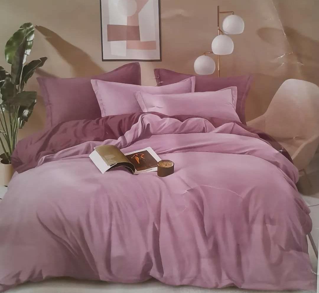 Double Sided Cotton Duvet Cover Set 1Pc Duvet Cover 1Pc Bedsheet 4Pcs Pillowcases 6*7ft