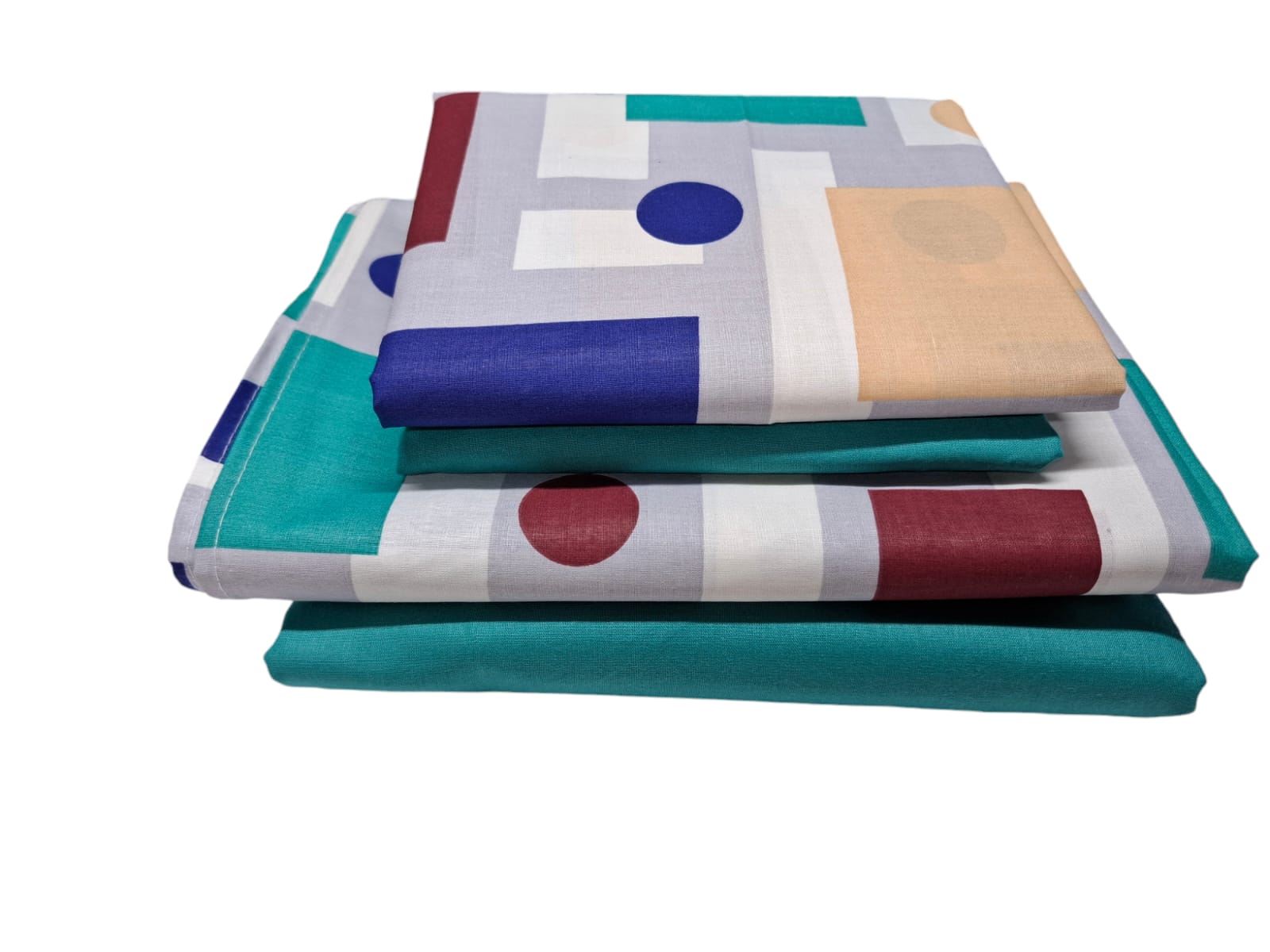 Mix & Match Cotton Bedsheet Set 2Bedsheets 4Pillowcases 6*7