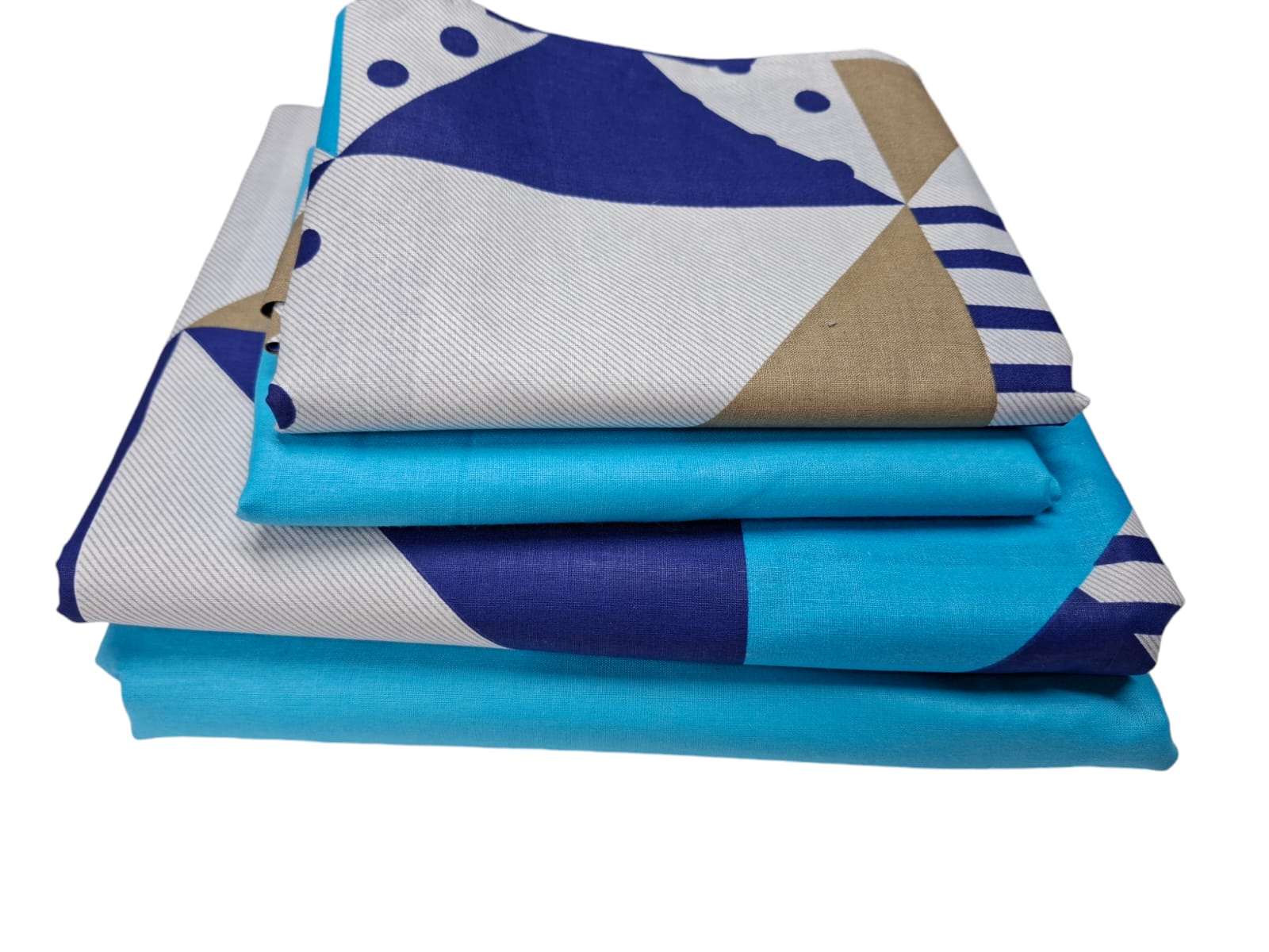 Mix & Match Cotton Bedsheet Set 2Bedsheets 4Pillowcases 6*7