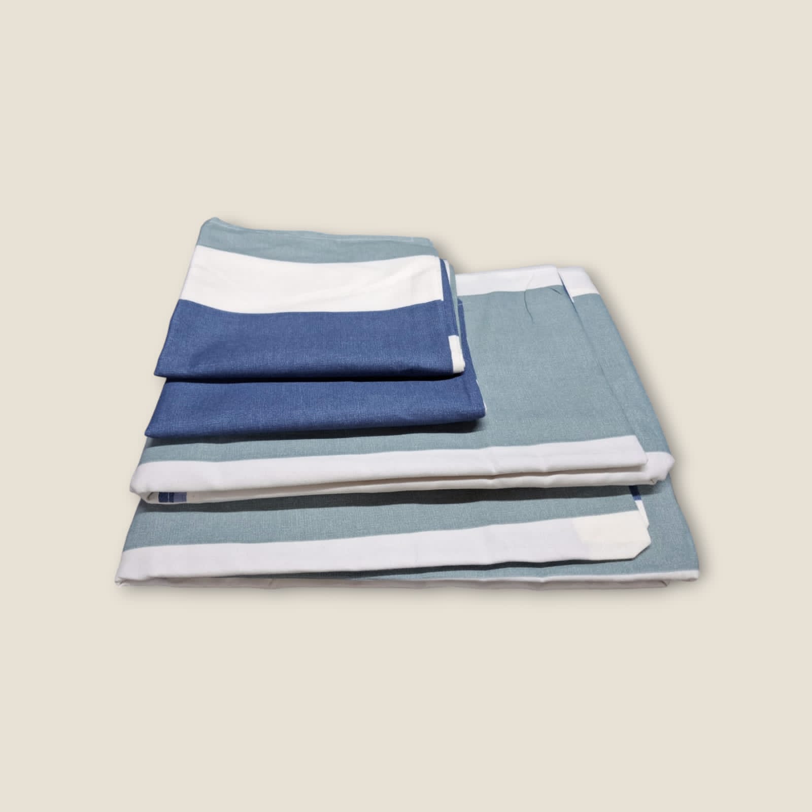 Cotton Bedsheet Set 2Bedsheets 2Pillowcases 5*6ft