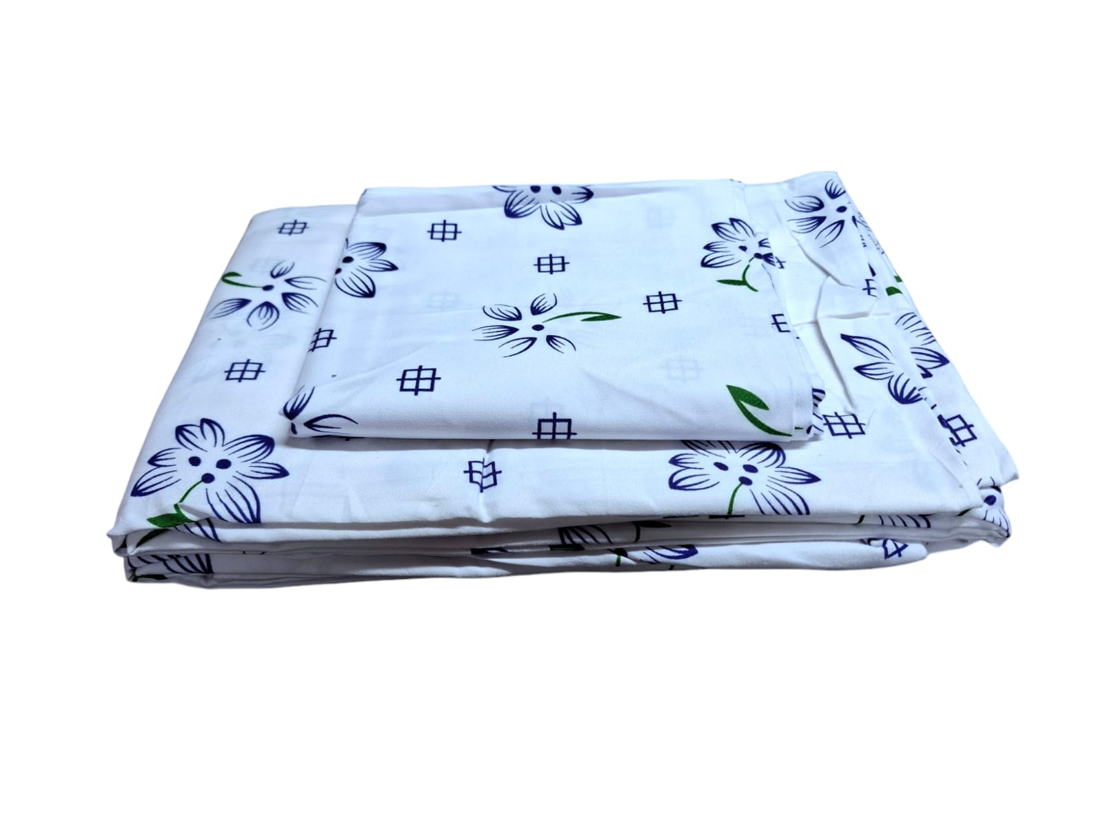Cotton Bedsheet Set 2Bedsheets 2Pillowcases 5*6ft