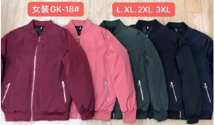 Ladies Fashion Bomber Jackets Women Casual Jackets