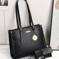 Women Leather Official Shoulder Bags Fashion Women Handbags 3Pcs