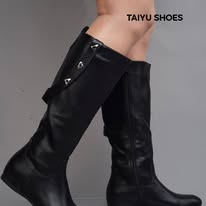 Women Boots Quality Rainy Season Boots Knee High Women Boots All Weather Fashionable Ladies Boots