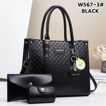 Women Fashion Handbags Women Shoulder Bags Women Leather Bags Women Official Bags 3Pc