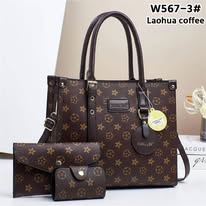 Women Fashion Handbags Women Shoulder Bags Women Leather Bags Women Official Bags 3Pc