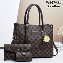 Women Fashion Handbags Women Shoulder Bags Women Leather Bags Women Official Bags 3Pc