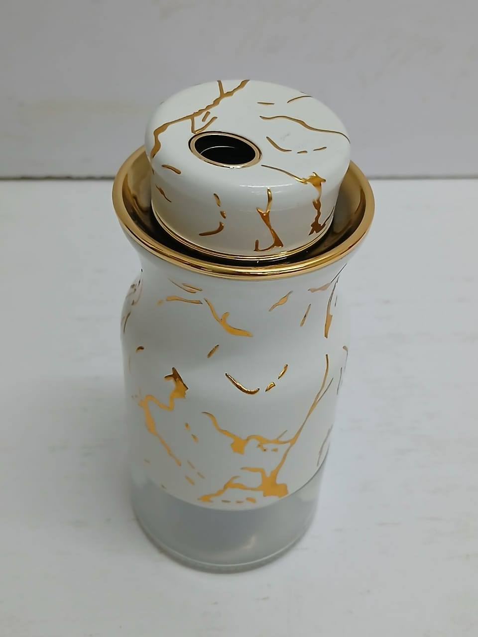 Marble Salt Pepper Shakers 2Pcs