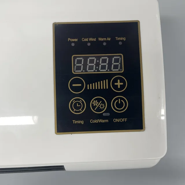 Wall Mounted Air Conditioner Cooling Heating Dual Use Hot Fan Household Wall Hanging Air Conditioner and Heater with Remote