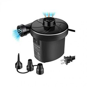 semai Electric Air Pump Portable Quick-Fill Air Pump for Inflatable Couch, Air Mattress, Swimming Ring, Inflatable Pool Toys, Powerful Electric Inflator/Deflator Air Pump with 3 Nozzles 110V AC