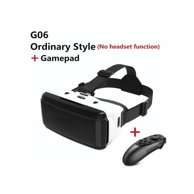 Original VR Virtual Reality 3D Glasses Box Stereo VR Cardboard  Helmet for IOS Android Smartphone With Game Player