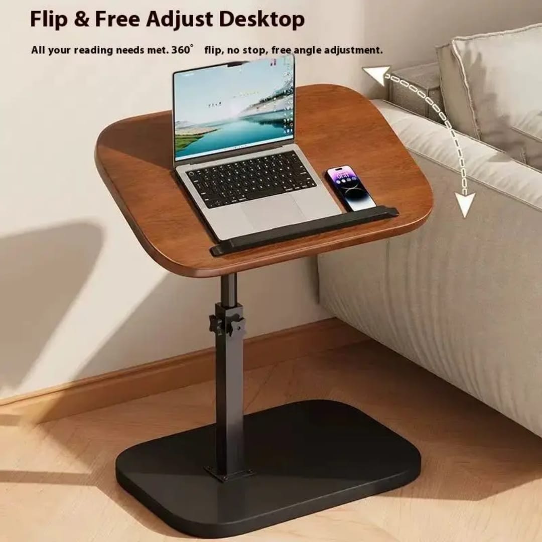 Portable Height Adjustable Home Computer Table Stand for Office//Home Study Laptop Desk