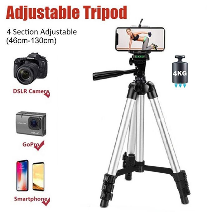 3120 Tripod Stand 4-SECTION Lightweight Portable Mini Tripod
