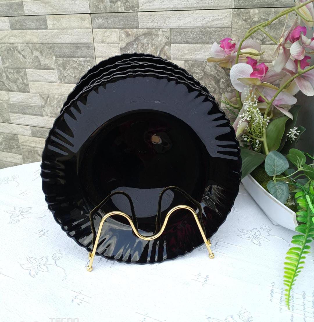 PLATES. 6pcs dinner plate, Microwave safe, Dishwasher safe, High-quality ceramic for durability and aesthetic appeal., Light and portable, Break, chip and scratch resistant - ideal for everyday use.