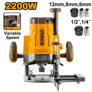 Ingco WOOD ROUTER 2200W WITH 12PACKED BITS