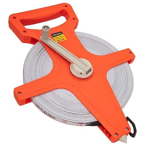 50m Open Reel Measuring Fiberglass Tape for Surveyor's, Engineer's
