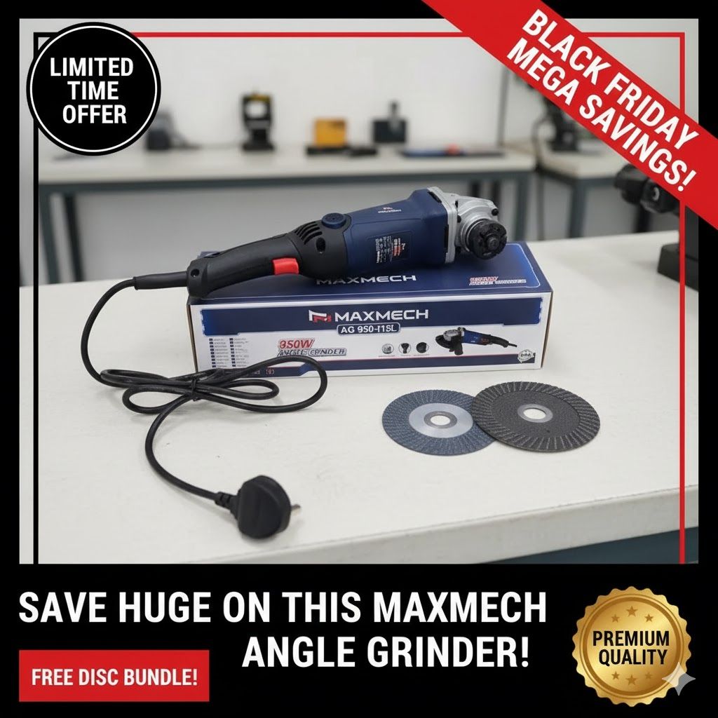 Maxmech 950 WATTS ANGLE GRINDERS WITH FREE DISC