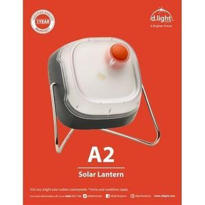 D Light D.light A2 Solar LED Lantern Light Outdoor using and indoor using is available LifePO4 battery Long lifespan battery for emergency lighting when power off Brightness adjustable