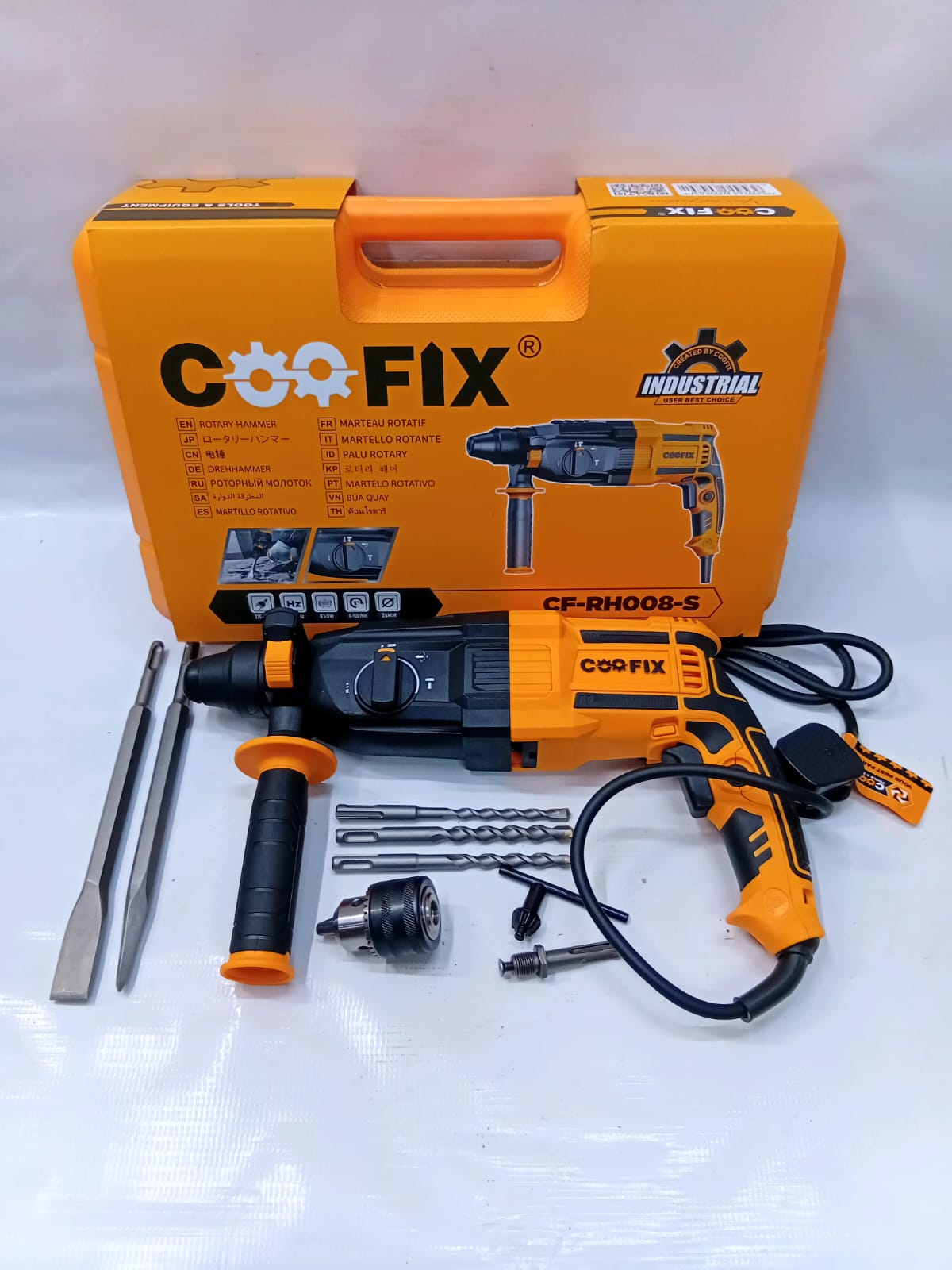 COOFIX Electric Rotary Hammer Drill Machine 850W
