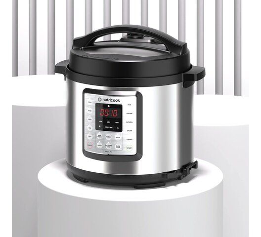 Hotpoint von Stainless steel inner pot Nutricook 9 appliances in 1 NC-SPEK6 Eko Smart Pot Pressure Cooker 11 safety mechanisms Cooks up to 70% faster