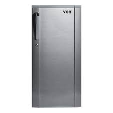 Von VARS-23DHS Single Door Fridge 185L - Silver