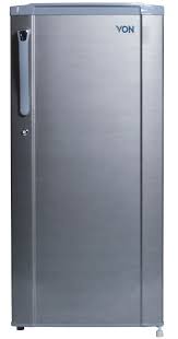 Von VARS-23DHS Single Door Fridge 185L - Silver