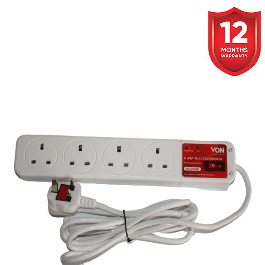 Von VXE04WSAB 4-Way 3M  Extension Cable Electronic Accessories
