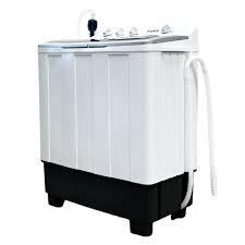 Von VWM-10AHK Twin Tub Washing Machine, White - 10KG 15-minute wash timerAir Dry function- for cleaner, dryer, and odor-free laundry 2 Wash Program Selection