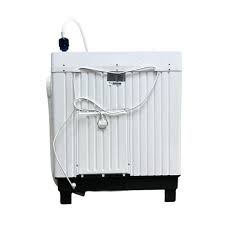 Von VWM-10AHK Twin Tub Washing Machine, White - 10KG 15-minute wash timerAir Dry function- for cleaner, dryer, and odor-free laundry 2 Wash Program Selection